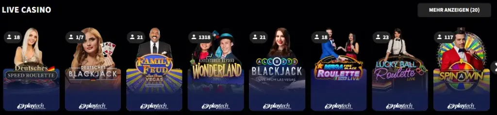 Auswahl an Spielautomaten – verschiedene Themen, Jackpots und neue Releases