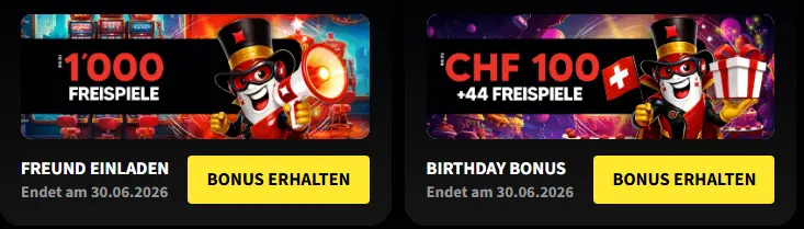 Casino Cashback – teilweise Rückerstattung von Verlusten gemäss Bedingungen